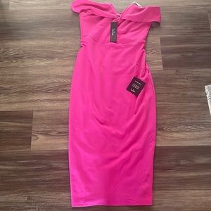 NEW! Lulus Off The Shoulder Dress Small